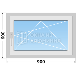 Окно заводское AL-601